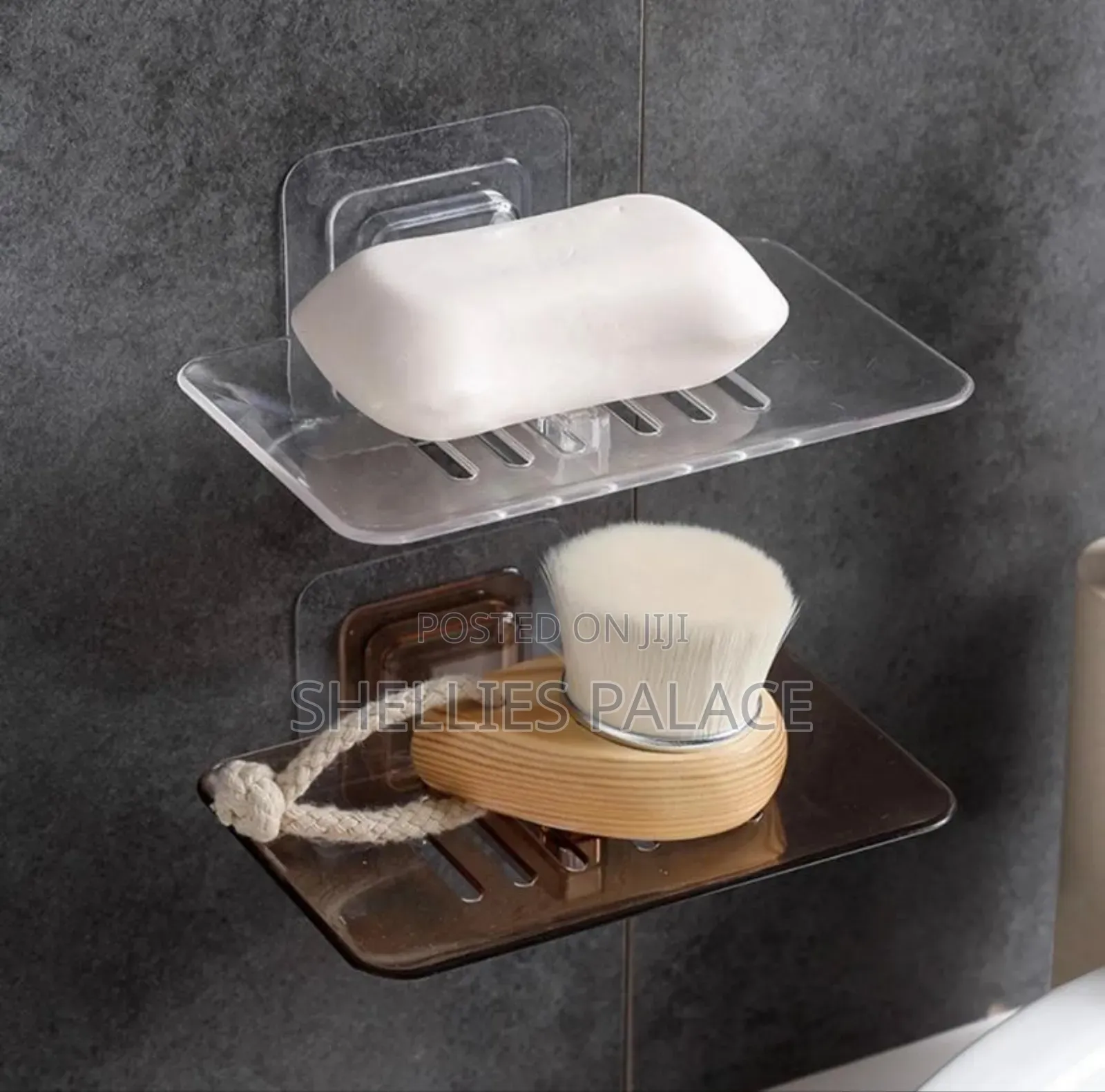 1pc Bathroom Shower Soap Box Home Dish Storage Plate Tray
