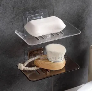 1pc Bathroom Shower Soap Box Home Dish Storage Plate Tray