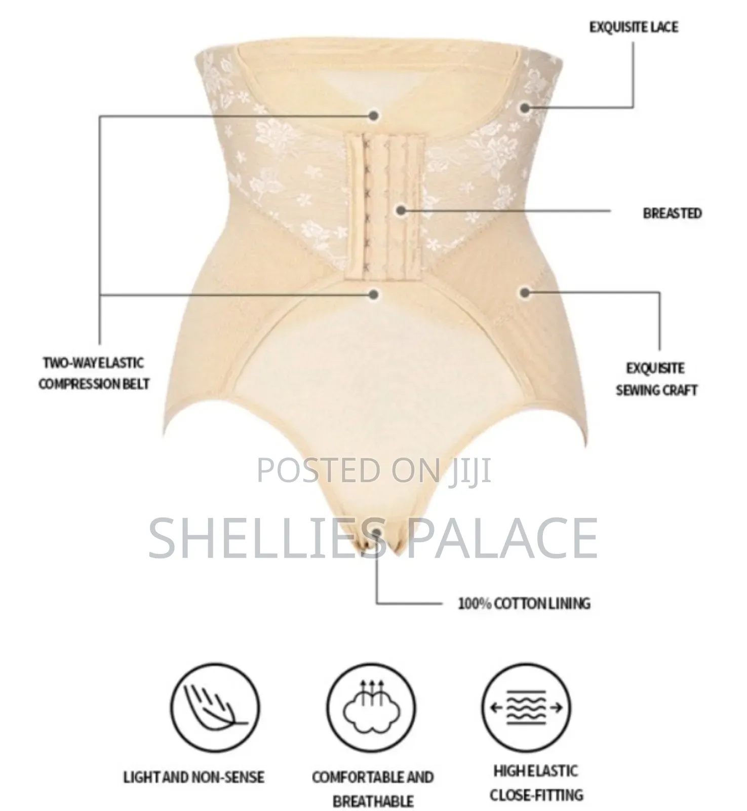 Women Plus Size Shapewear Tummy Control Panty High Waist