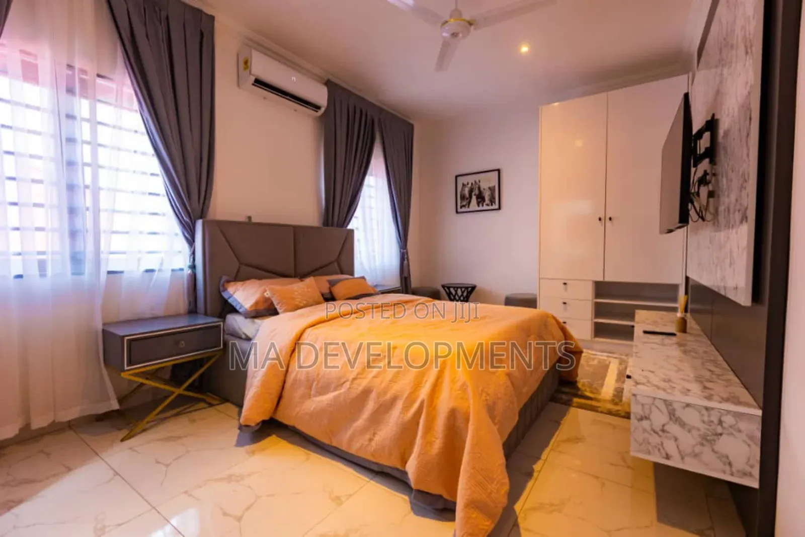 Furnished 4bdrm Townhouse / Terrace in Madev Realty, Mile 7 for rent