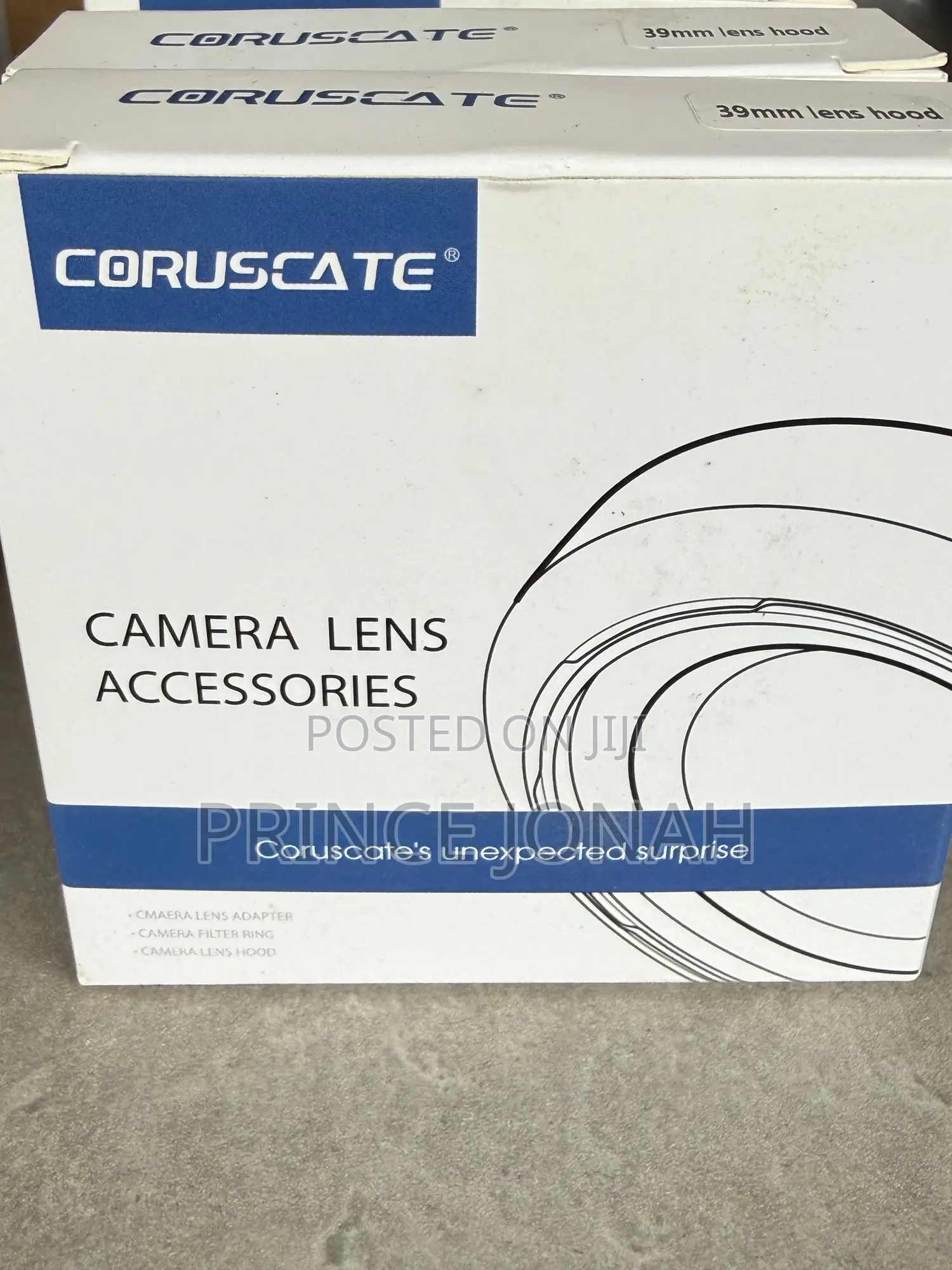 Coruscate Lens Cap/Cover Fibre Cloth 37,39,43,49,52,55,58,72,82,95mm