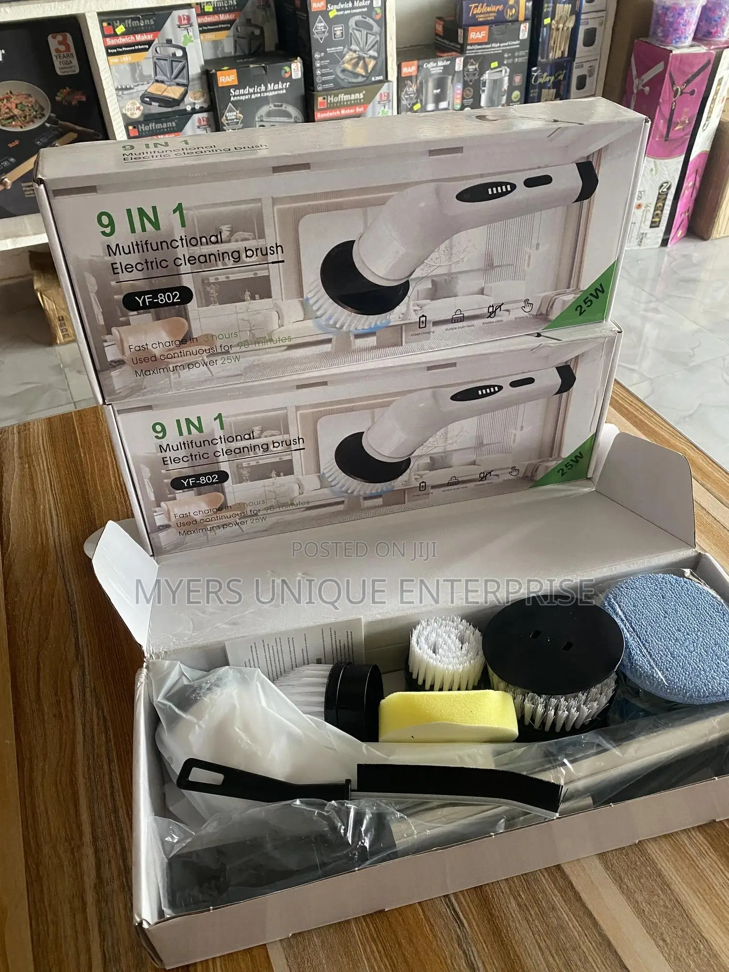 Portable 9in1 Electric Cleaning Brush