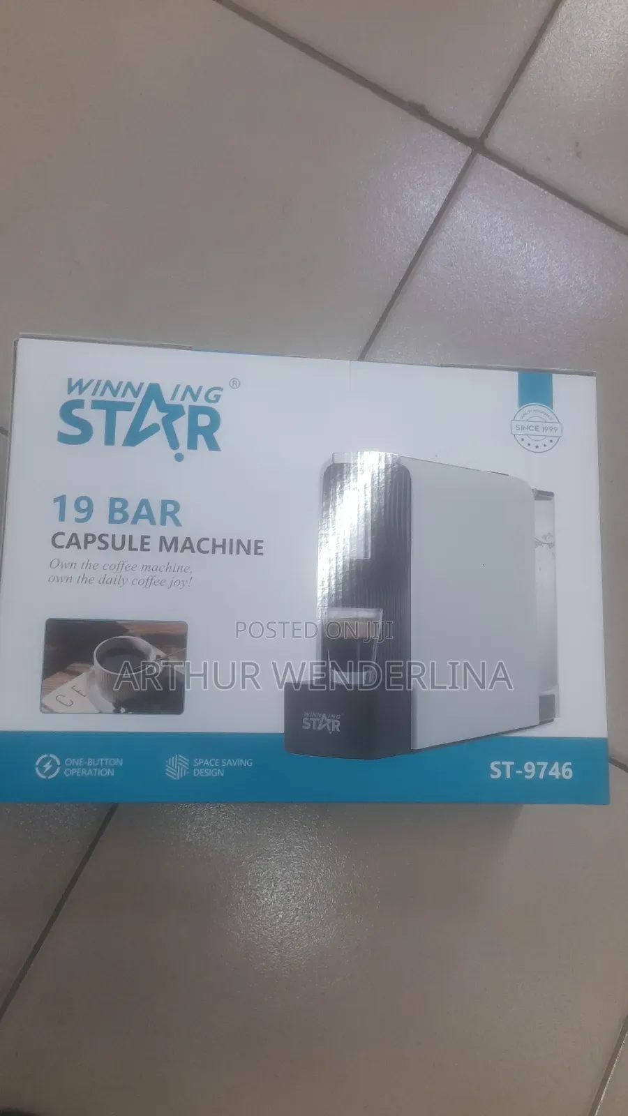 Winning Star 19 Bar Capsule Machine