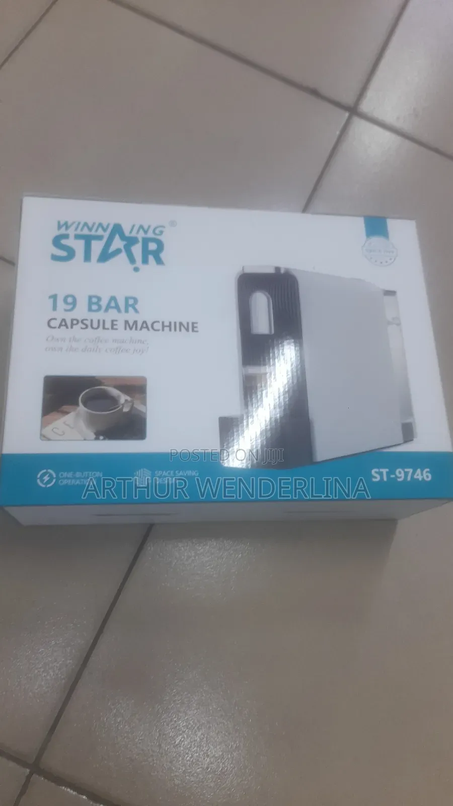 Winning Star 19 Bar Capsule Machine