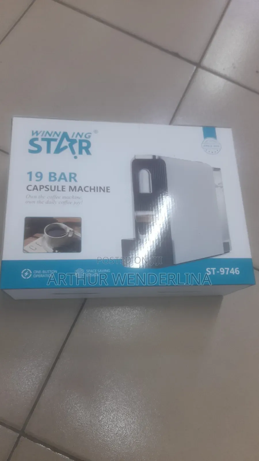 Winning Star 19 Bar Capsule Machine