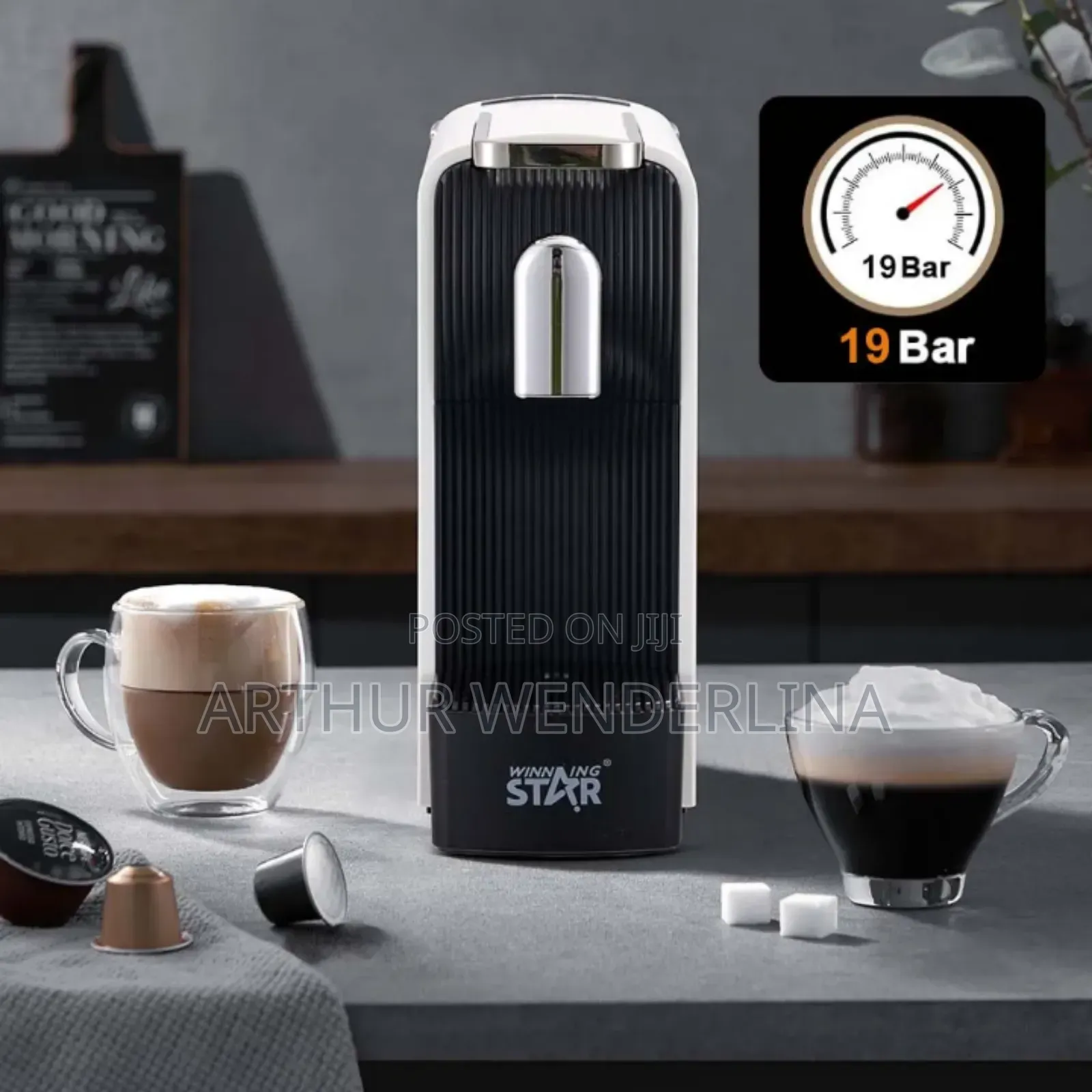 Winning Star 19 Bar Capsule Machine