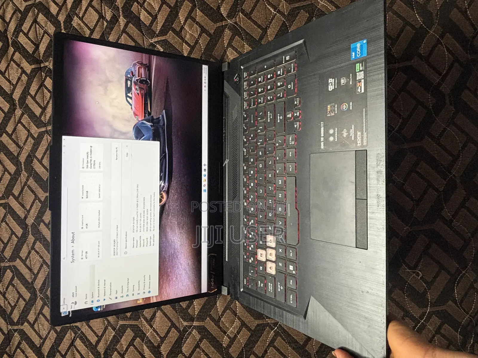Laptop Asus TUF Gaming F16 16GB Intel Core I5 SSD 500GB