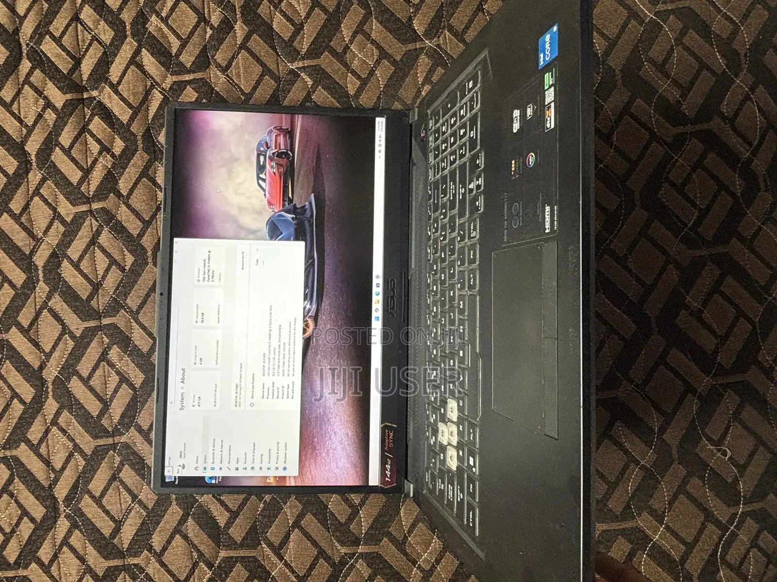 Laptop Asus TUF Gaming F16 16GB Intel Core I5 SSD 500GB
