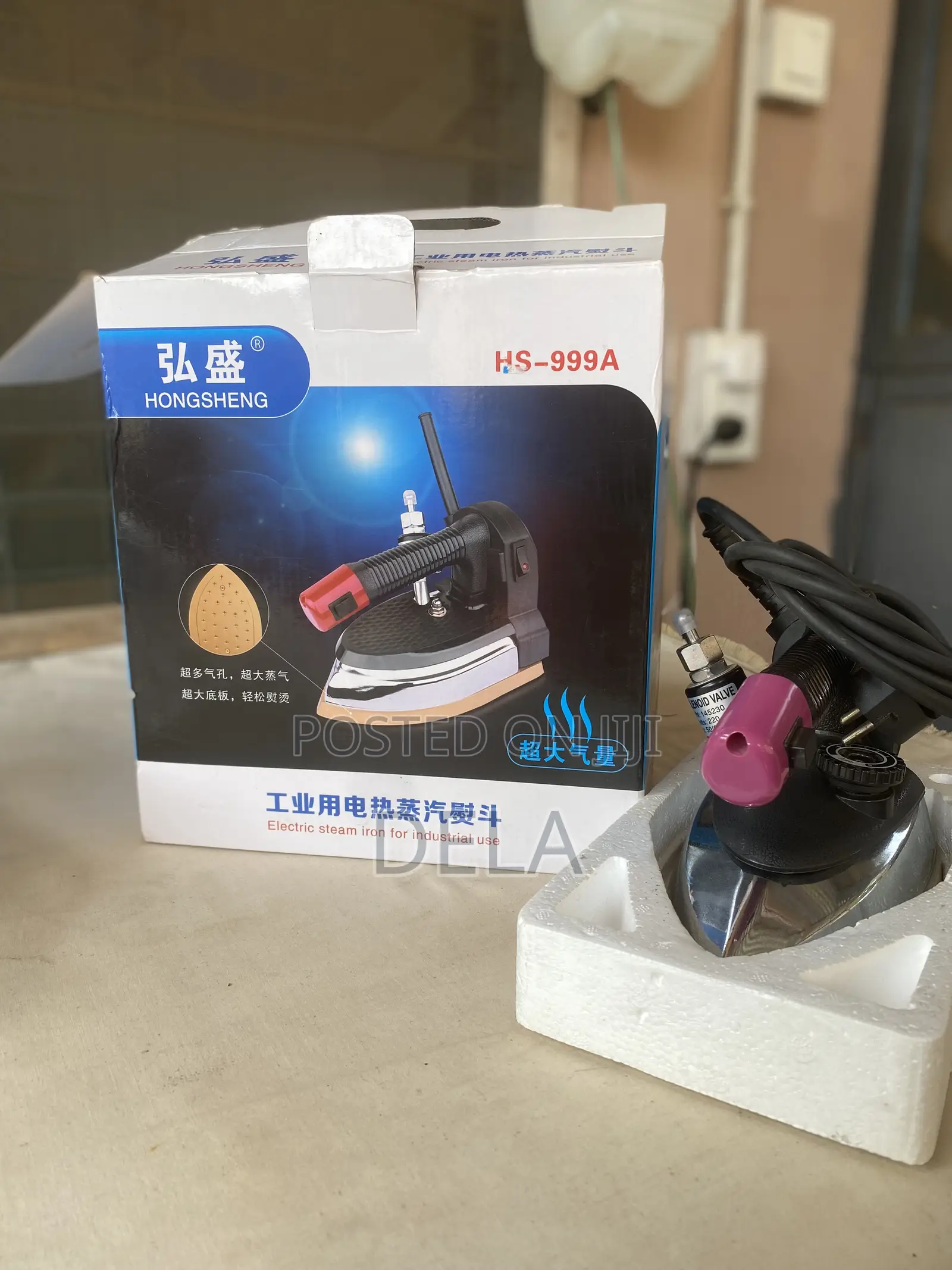 Electric Steam Iron for Industrial Use