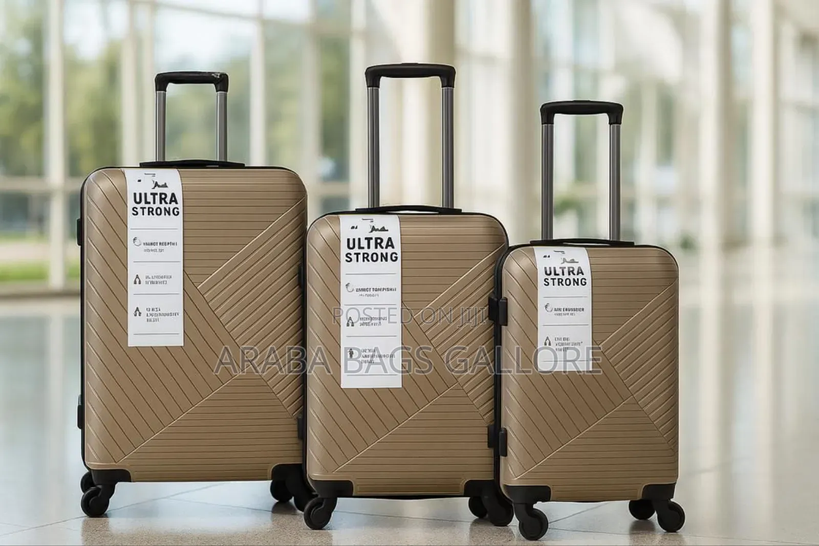 3sets Unbreakable Traveling or Marriage Suitcases