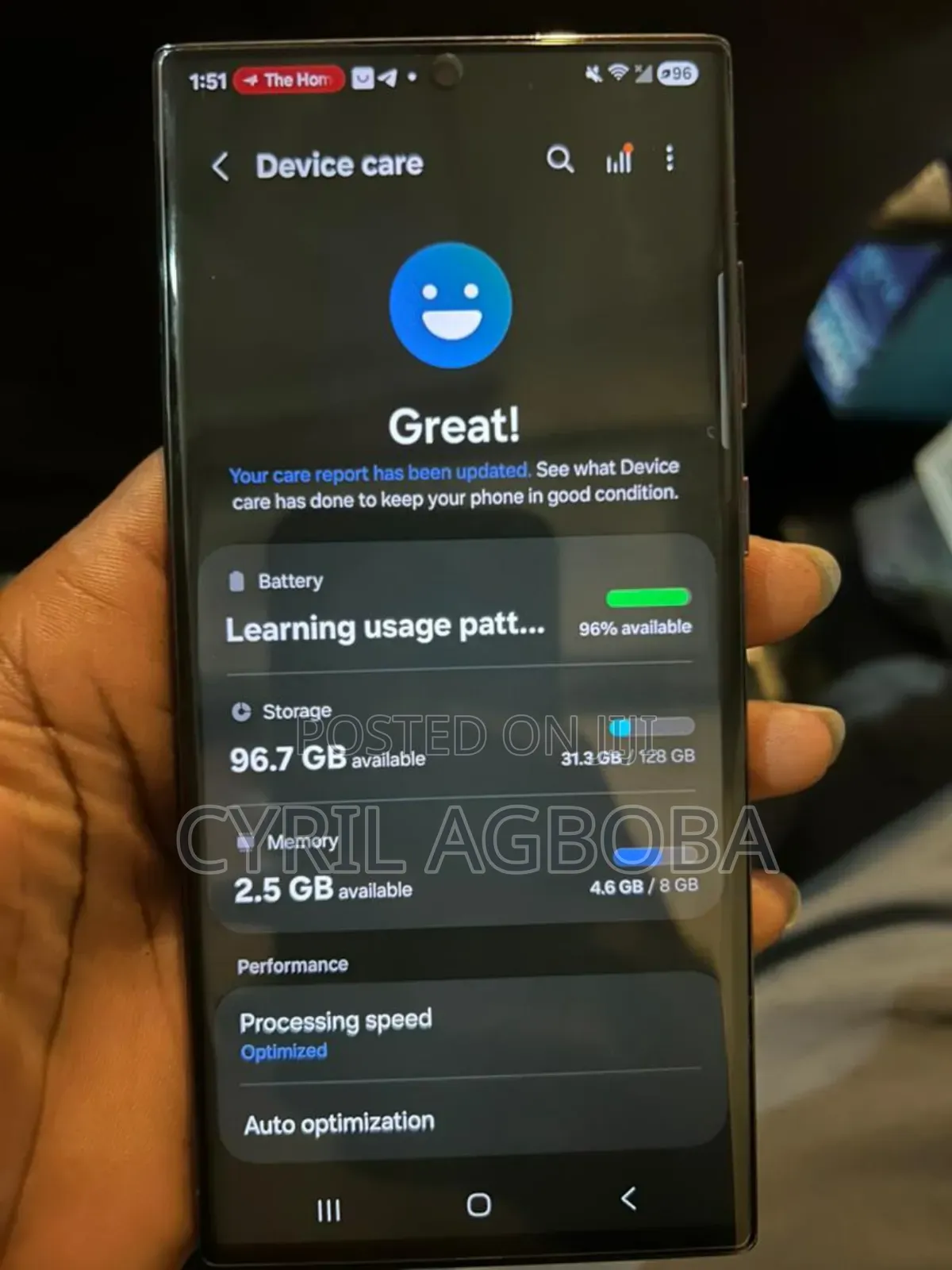 Samsung Galaxy S22 Ultra 5G 128 GB Black