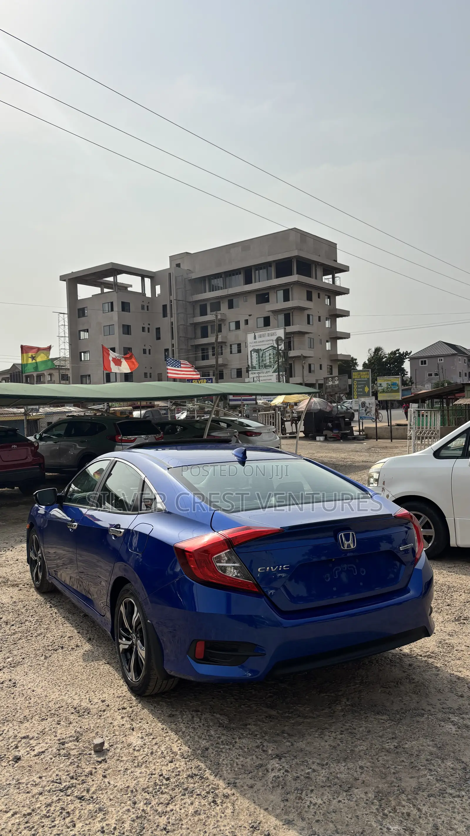 Honda Civic Touring 4dr Sedan (1.5L 4cyl) 2016 Blue