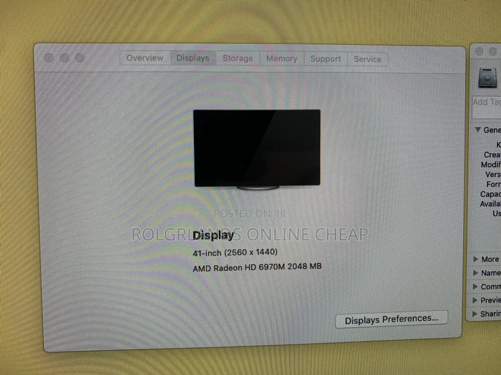 Desktop Computer Apple iMac 8GB Intel Core i7 SSD 1T