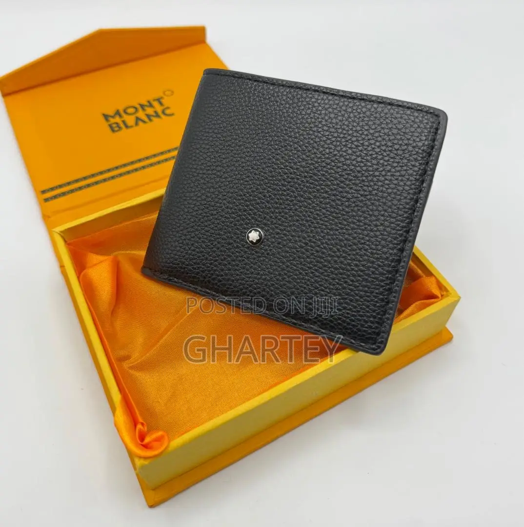 Mont Blanc Boss Branded Men’S Pocket Wallet All in Box