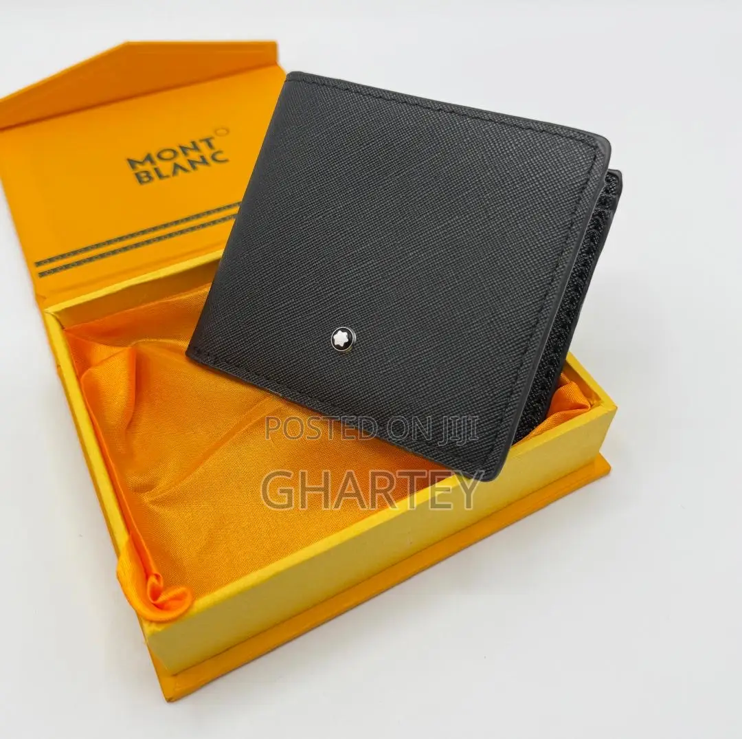 Mont Blanc Boss Branded Men’S Pocket Wallet All in Box