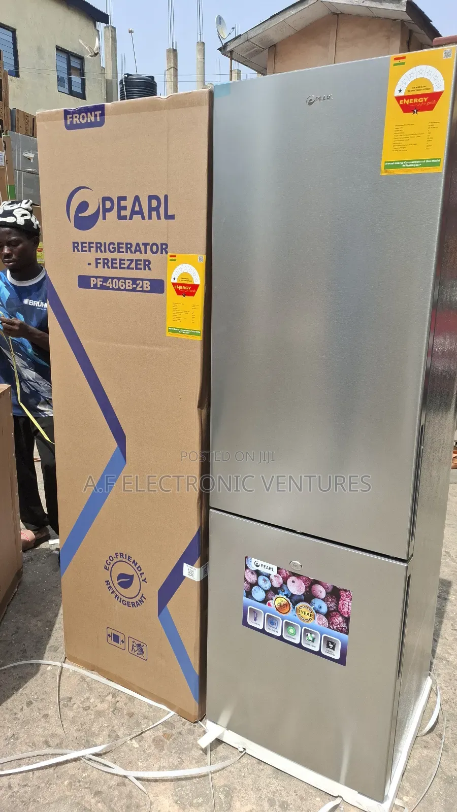 Pearl 262-Litres Button Freezer Fridge(Pf-406b-2b)