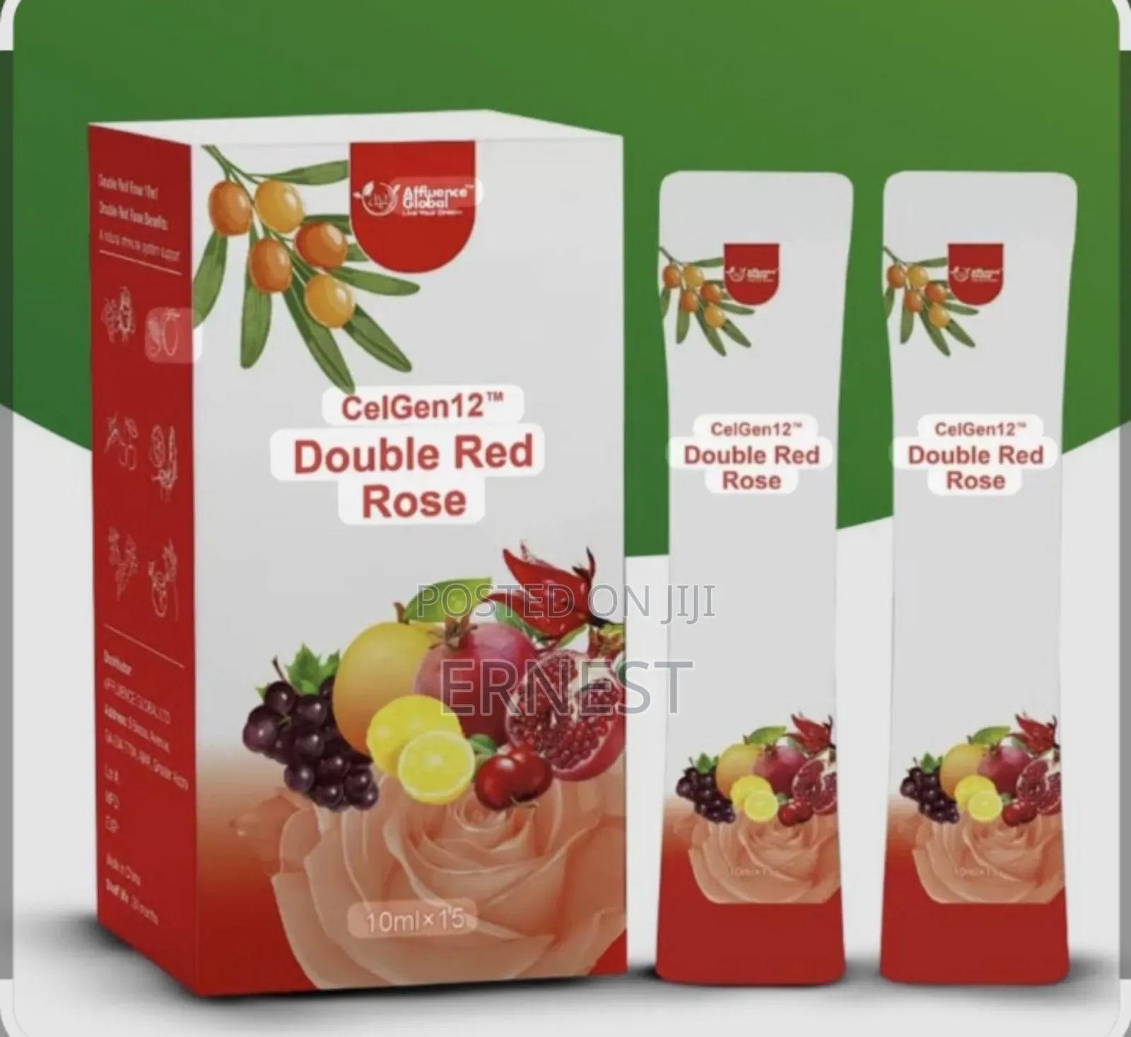 Double Red Rose