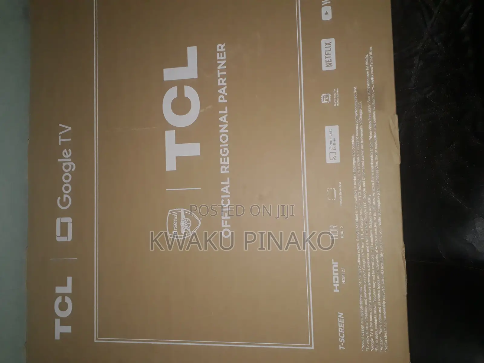 TCL Google Smart Tv 55 Inches Uhd for Sale