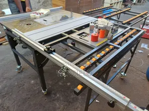 Foldable Table Saw With Edge Binding Machine and Router Set