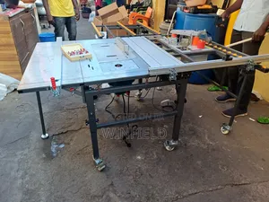 Foldable Table Saw With Edge Binding Machine and Router Set