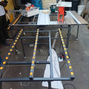 Foldable Table Saw With Edge Binding Machine and Router Set