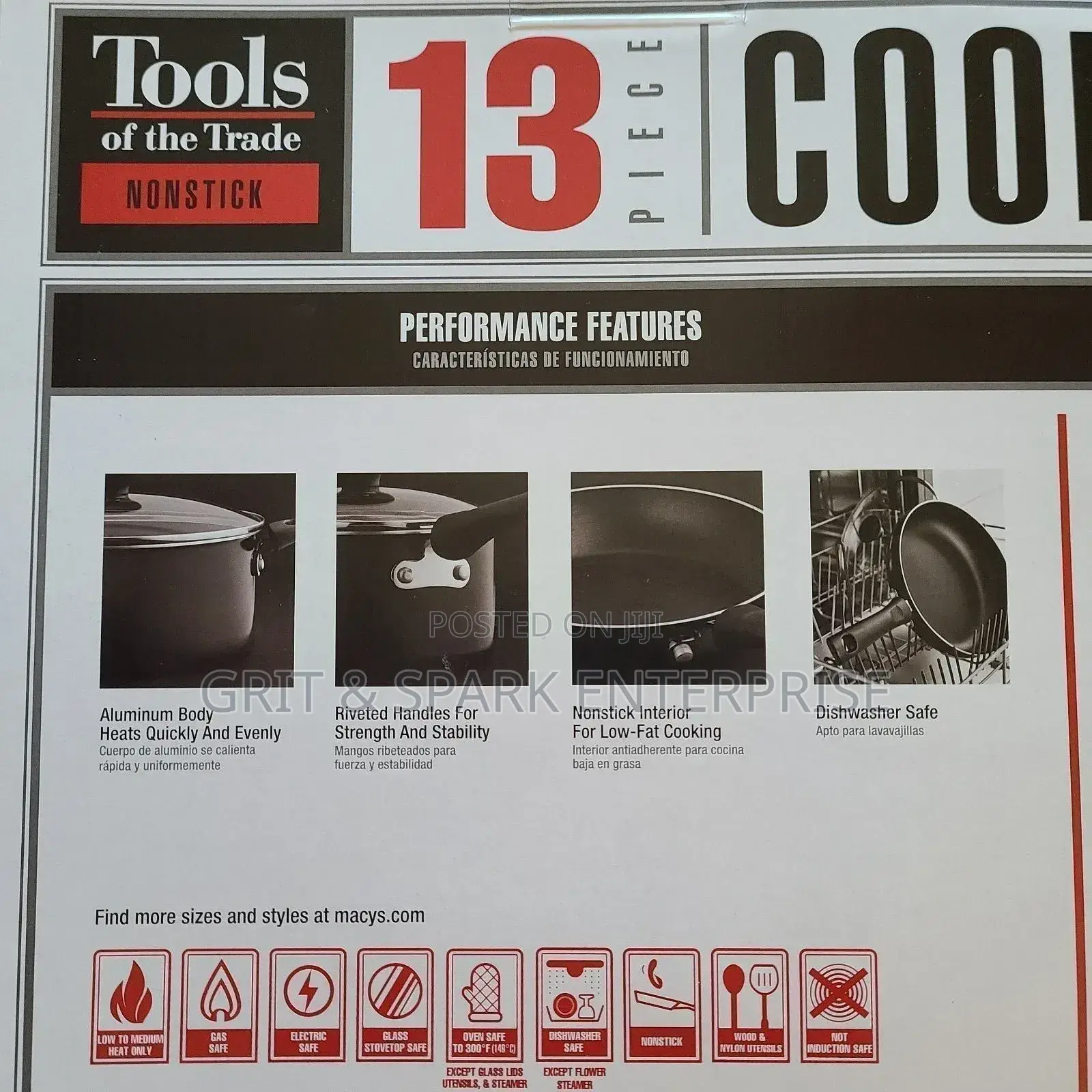 Brand New 13 Nonstick Cookware Set From the Usa