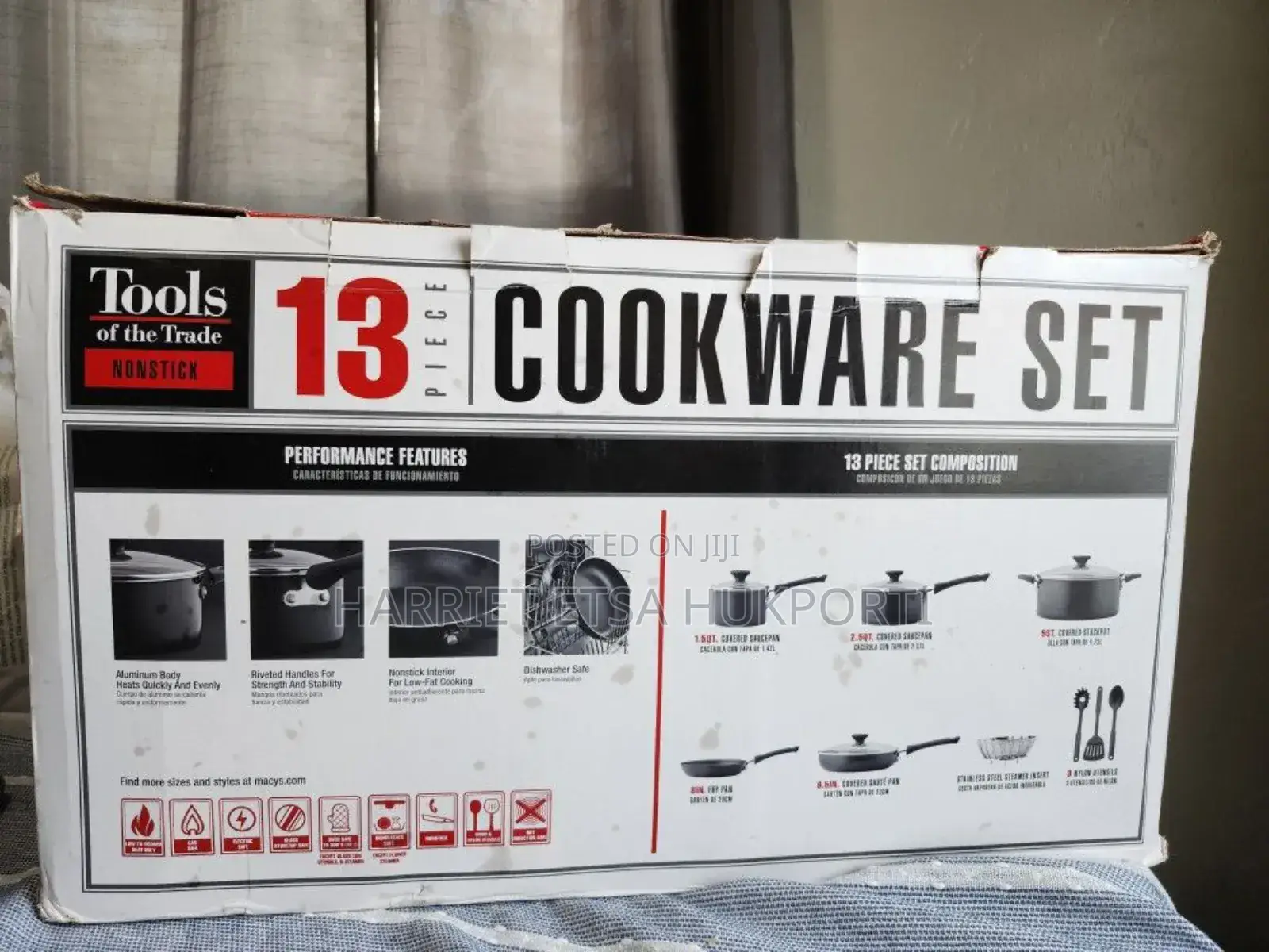 Brand New 13 Nonstick Cookware Set From the Usa