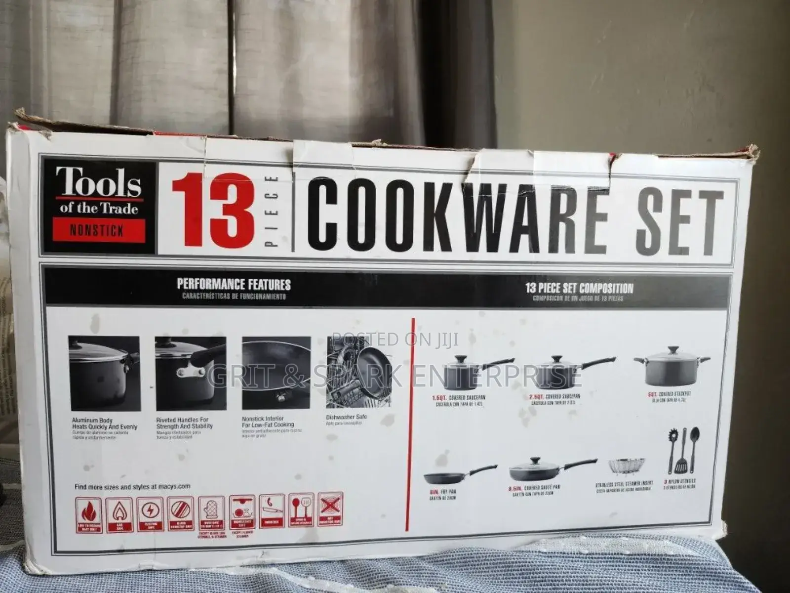 Brand New 13 Nonstick Cookware Set From the Usa
