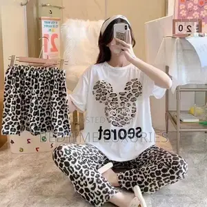 3 Piece Night Wear With Characters