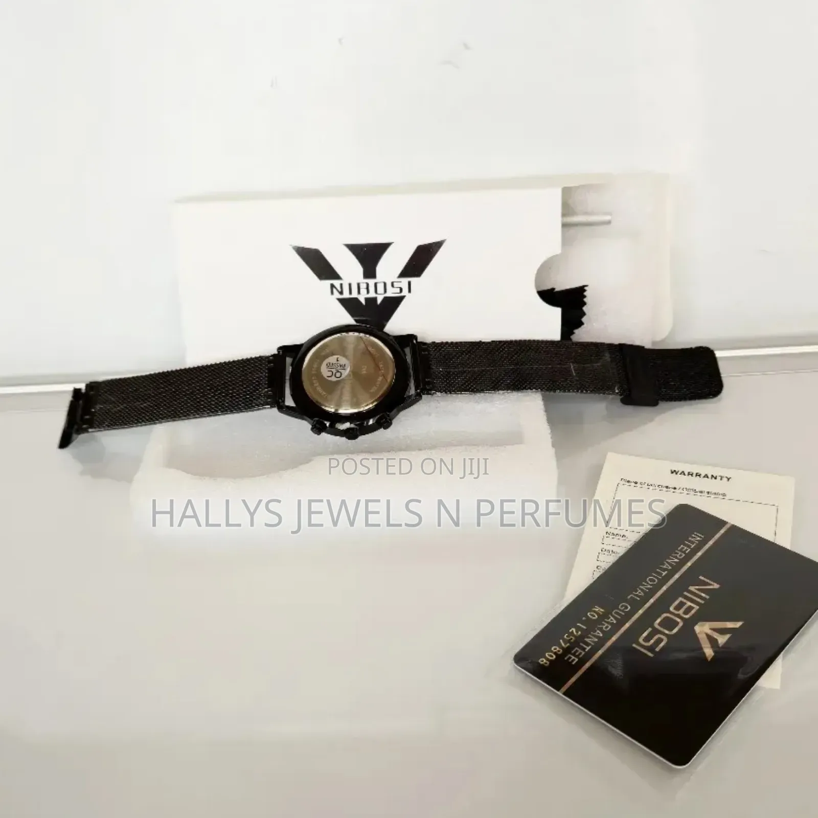 Black Tone Millitary Quartz Watch, Nibosi