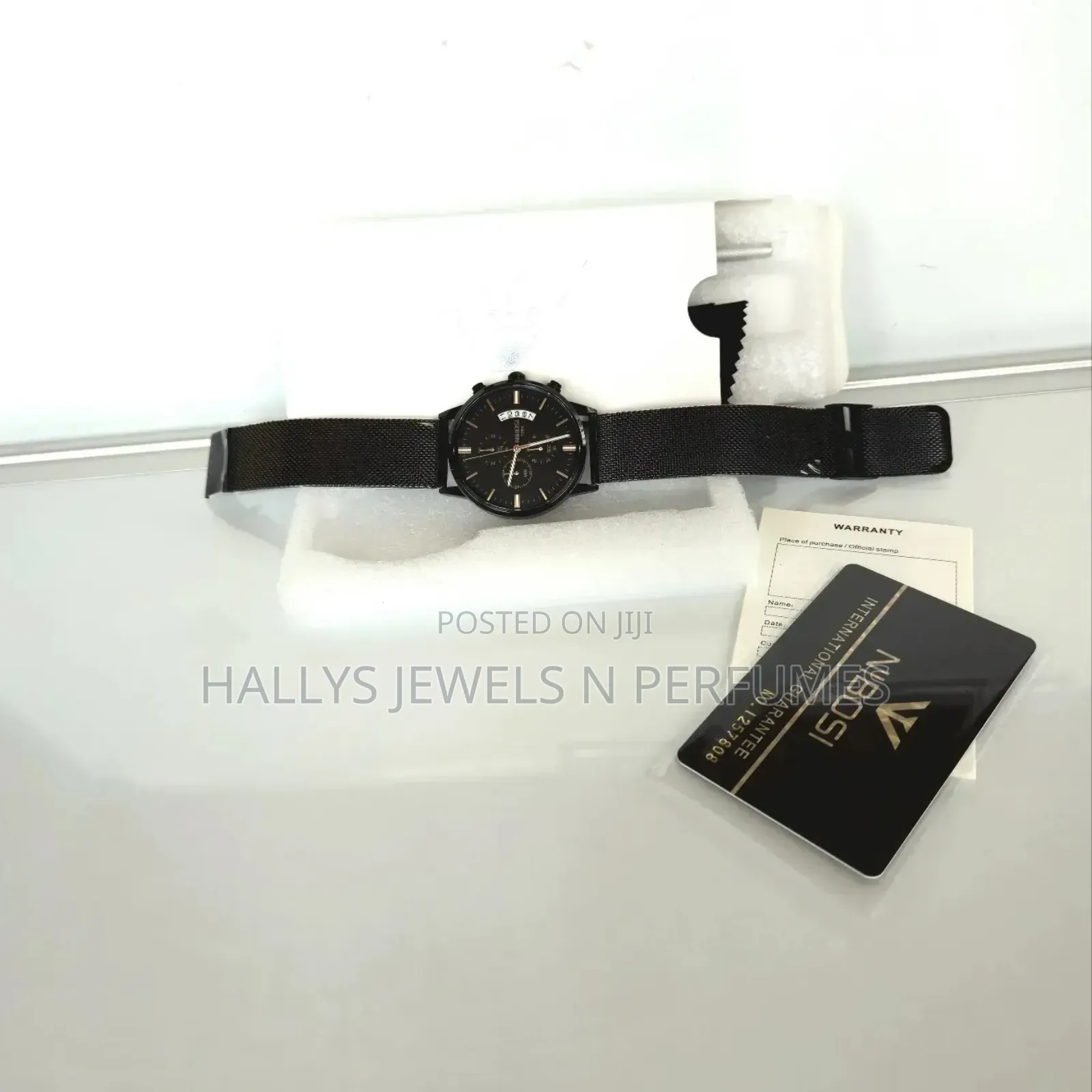 Black Tone Millitary Quartz Watch, Nibosi
