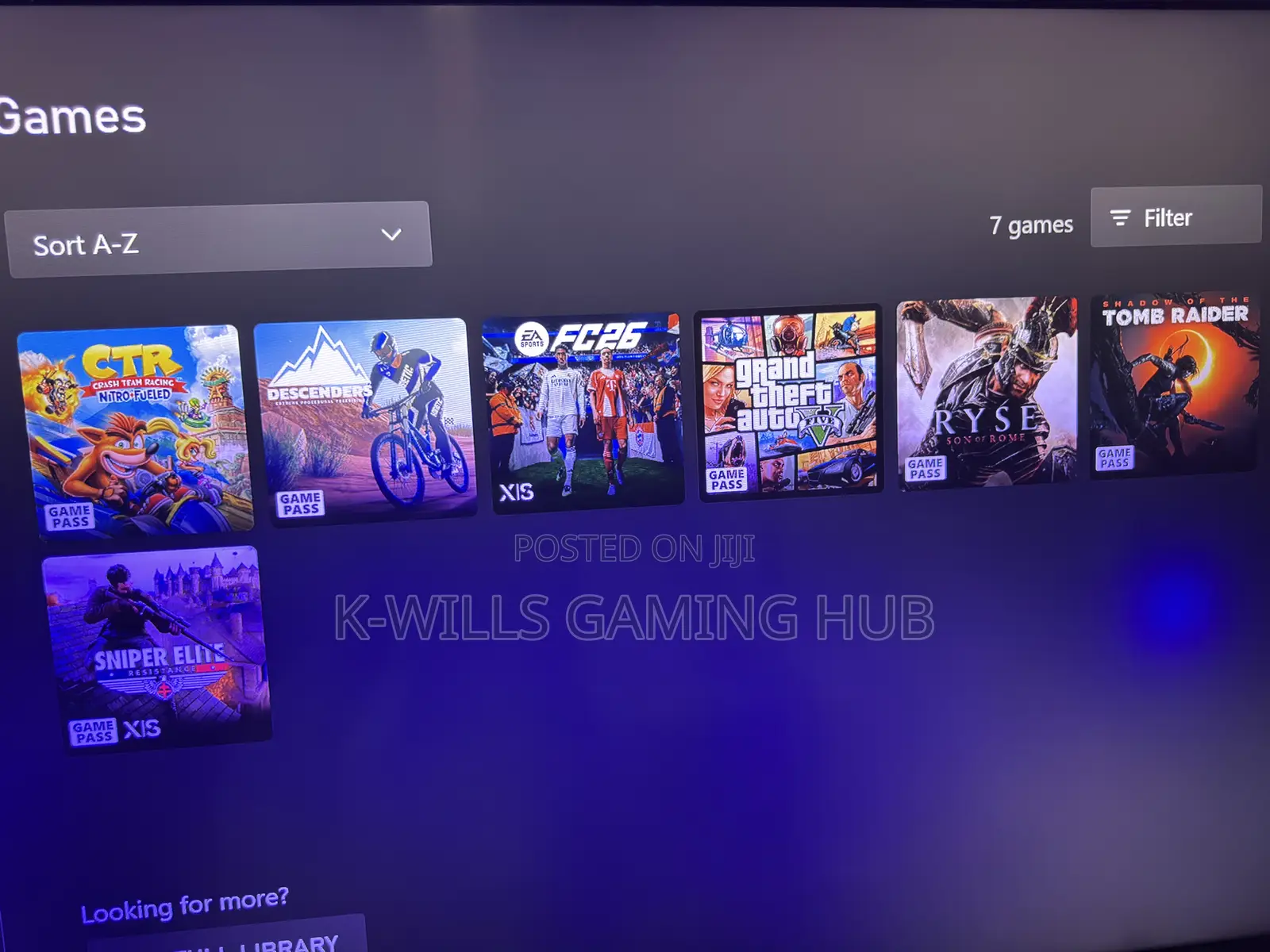 Xbox Series S With 7 Hit Games Installed