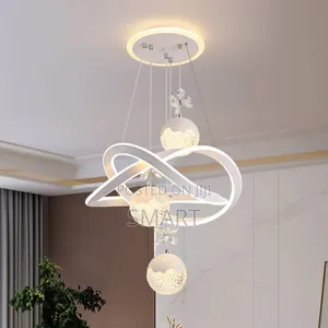Modern White Led Crystal Chandelier