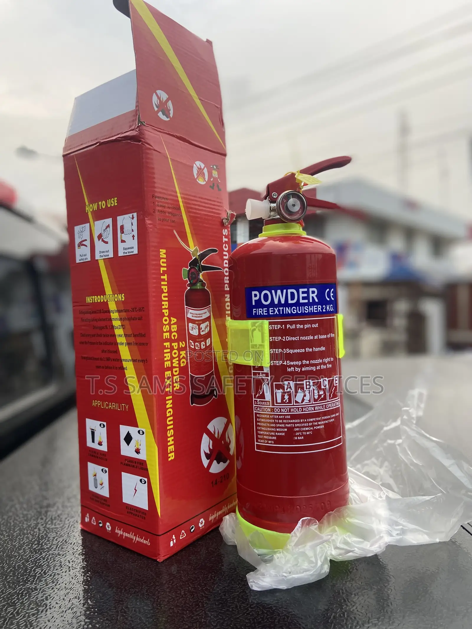 2kg Dry Chemical Powder Fire Extinguisher