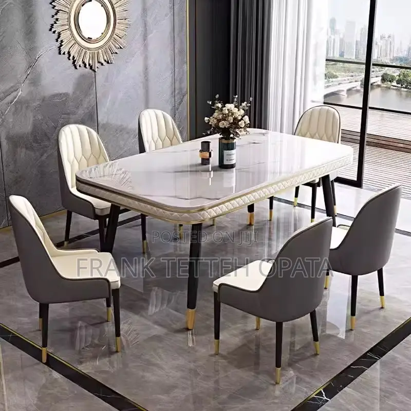 Classic Modern 6 Seater Dinning Table Set