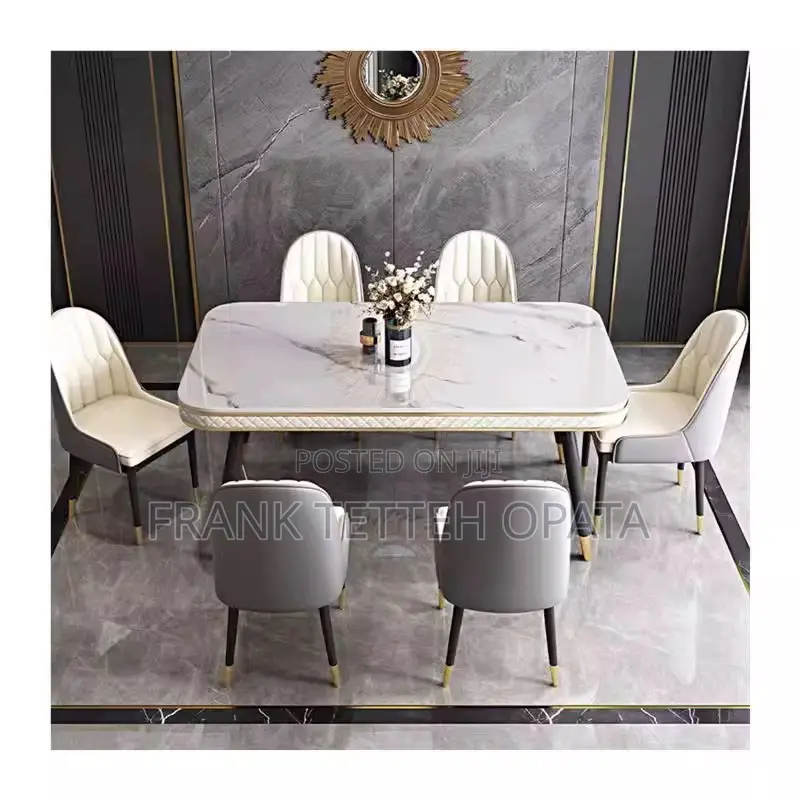 Classic Modern 6 Seater Dinning Table Set