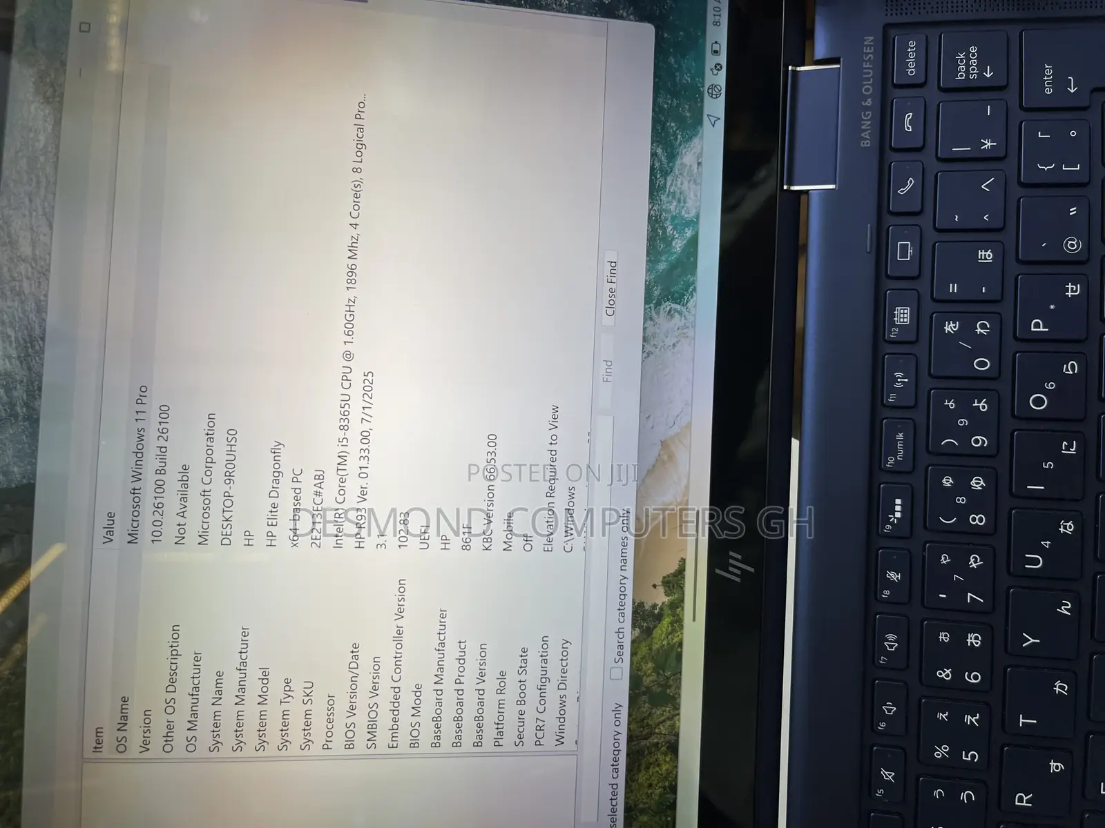 Laptop HP Dragonfly G2 8GB Intel Core i5 SSD 256GB