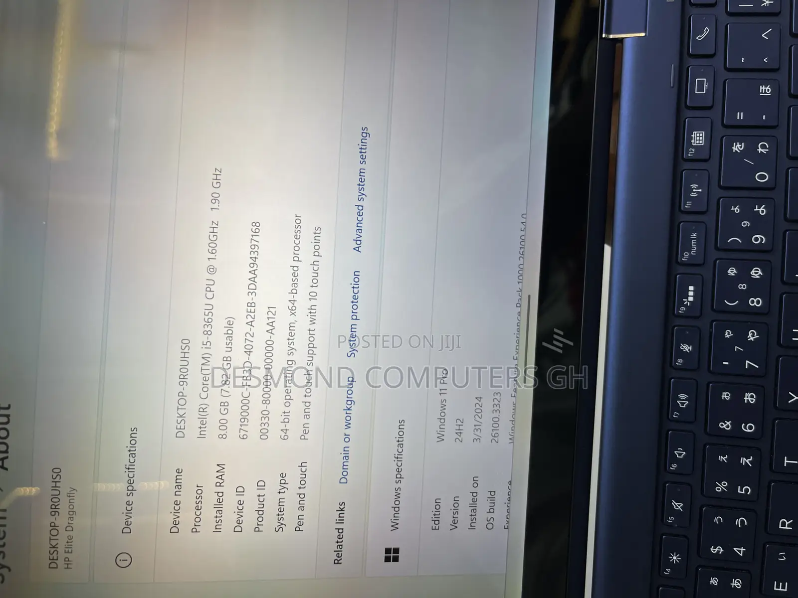 Laptop HP Dragonfly G2 8GB Intel Core i5 SSD 256GB