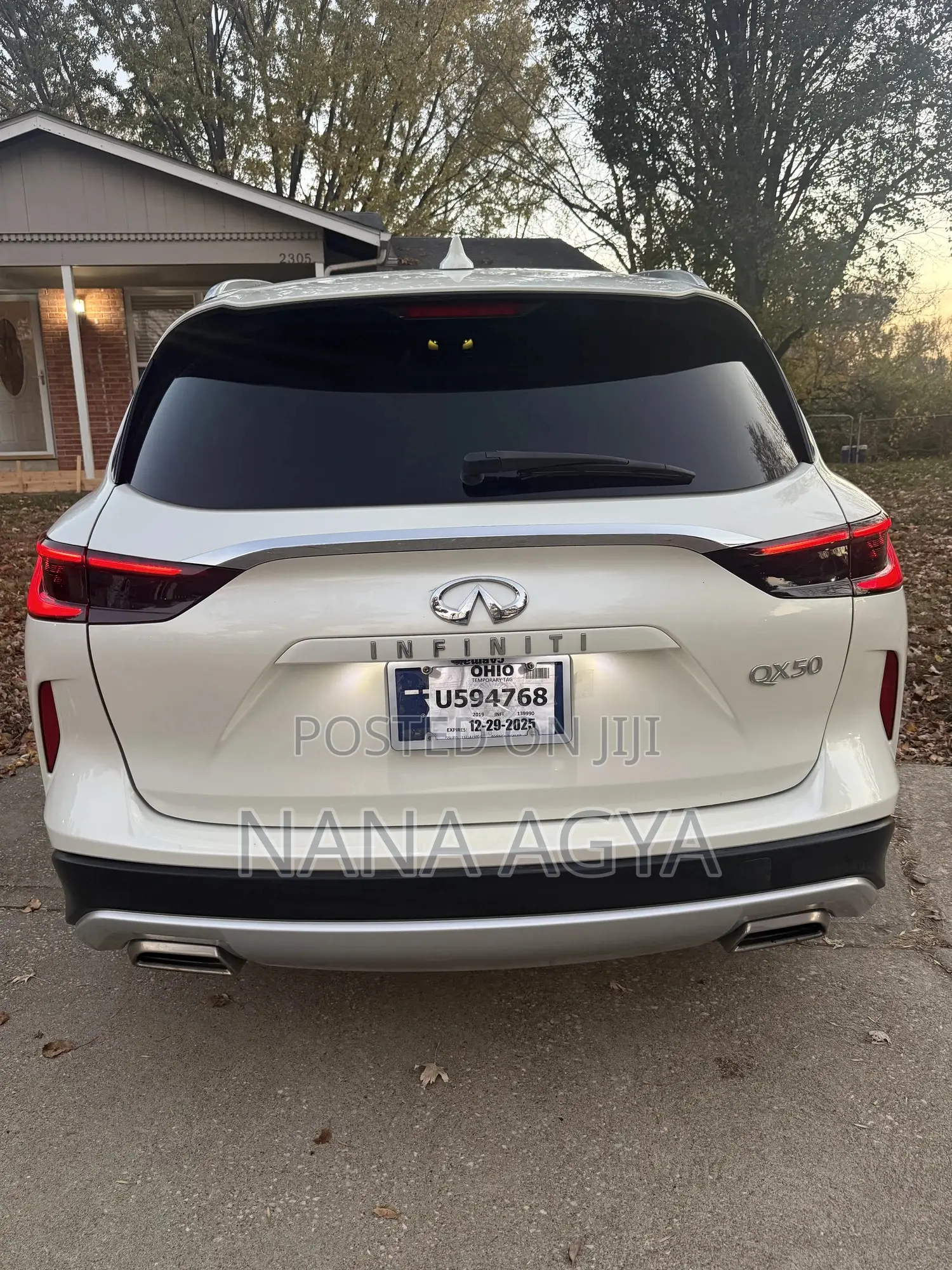 Infiniti QX50 2020 White