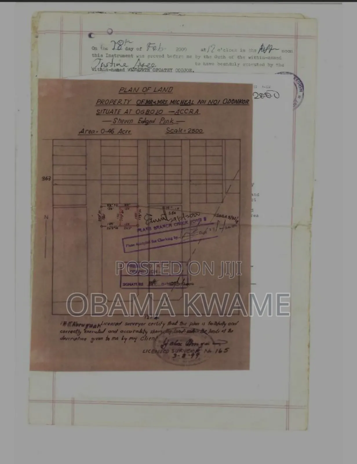 Titled 3 Plots of Land for Sale at East Legon - Ogbojo