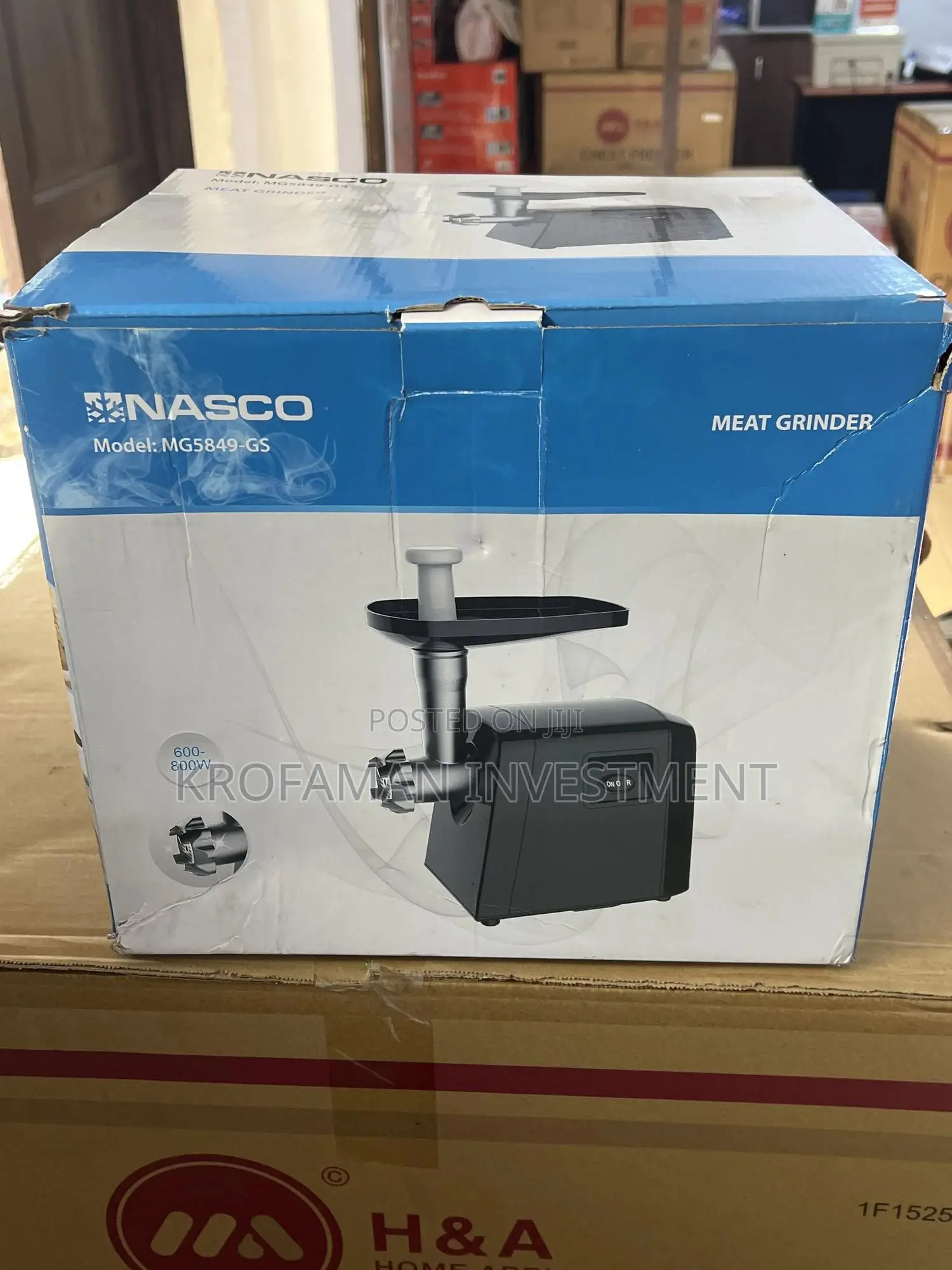 Nasco Meat Grinder Nas-Mg5849-Gs