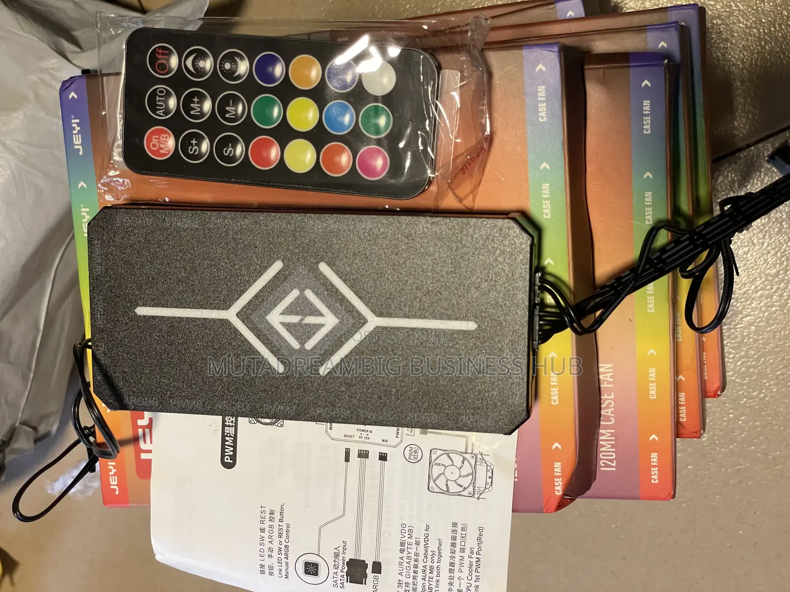 Argb Fans and Controllers With Remote