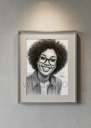 Portrait Pencil and Charcoal Artwork