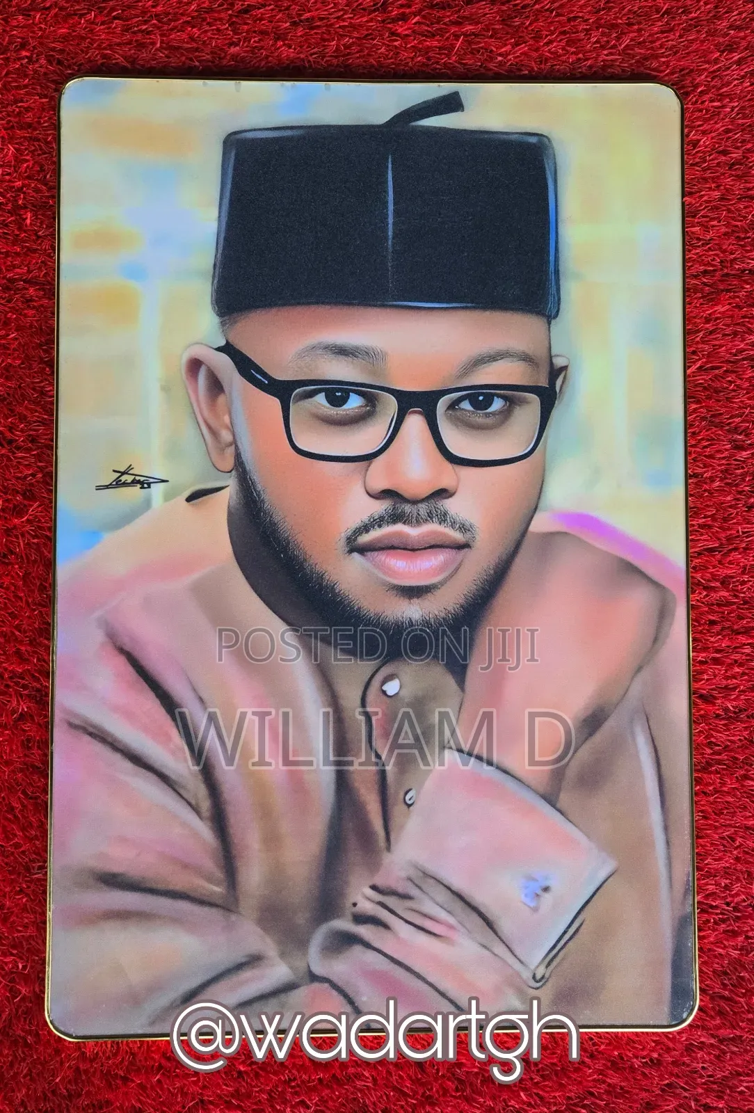 Portrait Pencil and Charcoal Artwork