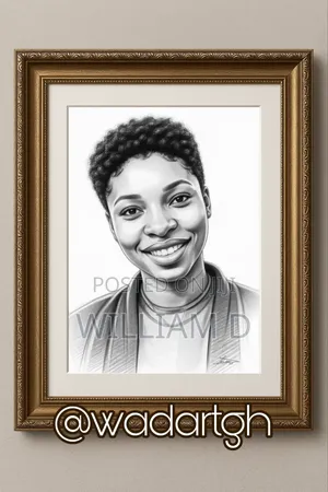 Portrait Pencil and Charcoal Artwork