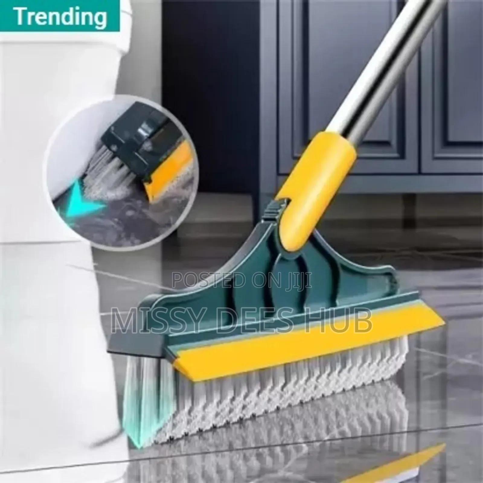 2in1 Hard Bristles Scrubbing Brush