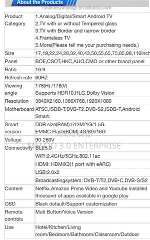 TLC 75” Smart Uhd