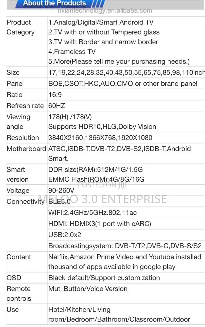 TLC 75” Smart Uhd