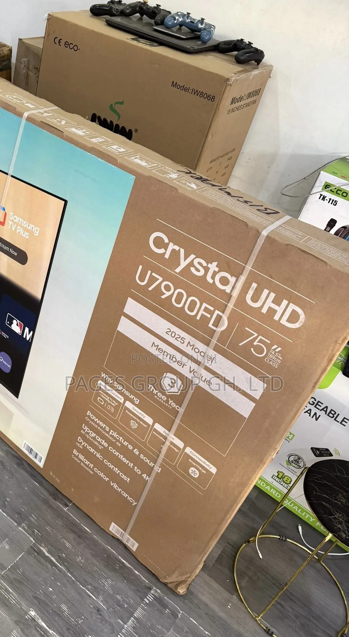 2025 Samsung Crystal Uhd U7900fd 75-Inch