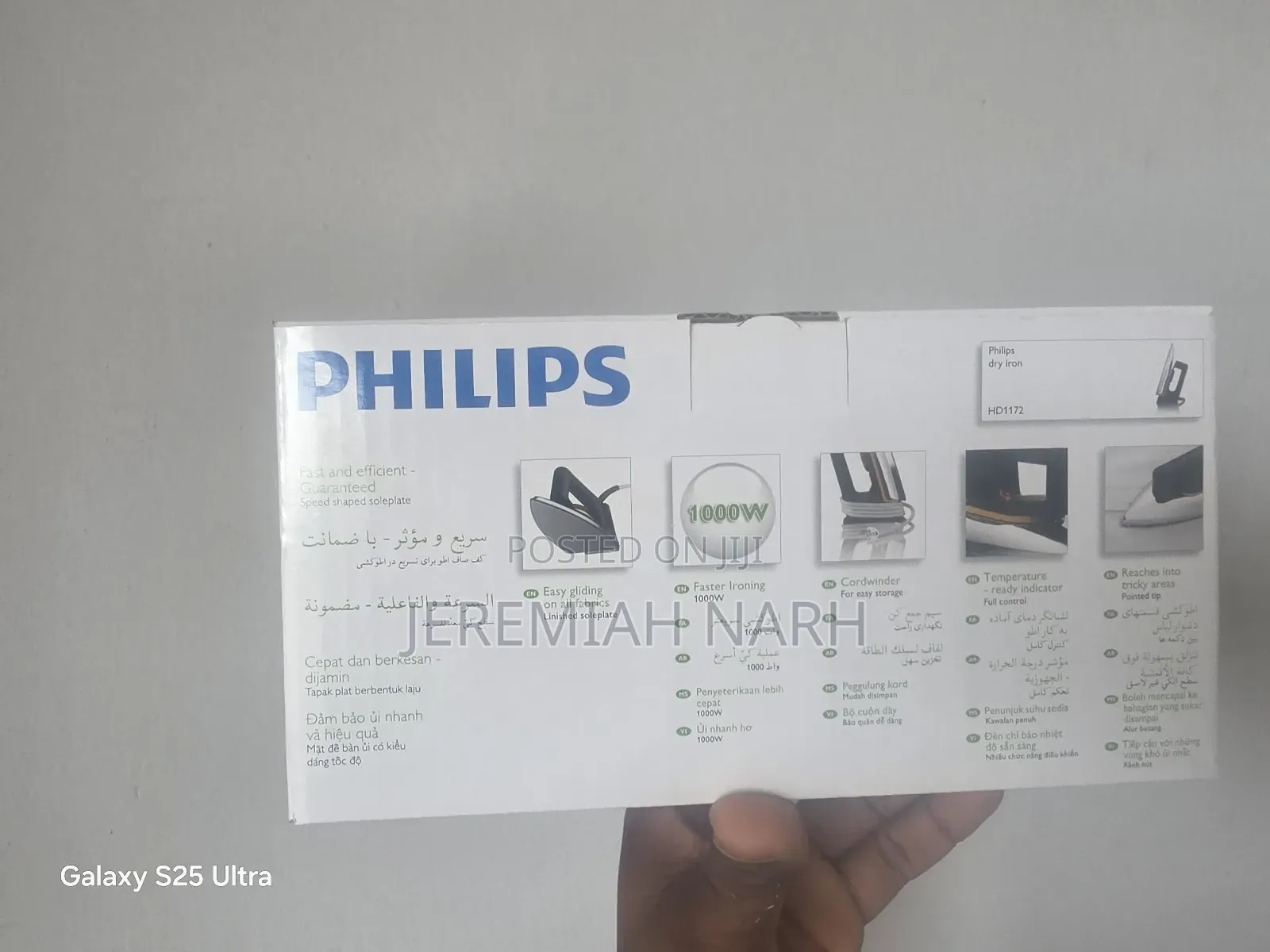Philips 1000w Durable Electric Dry Iron